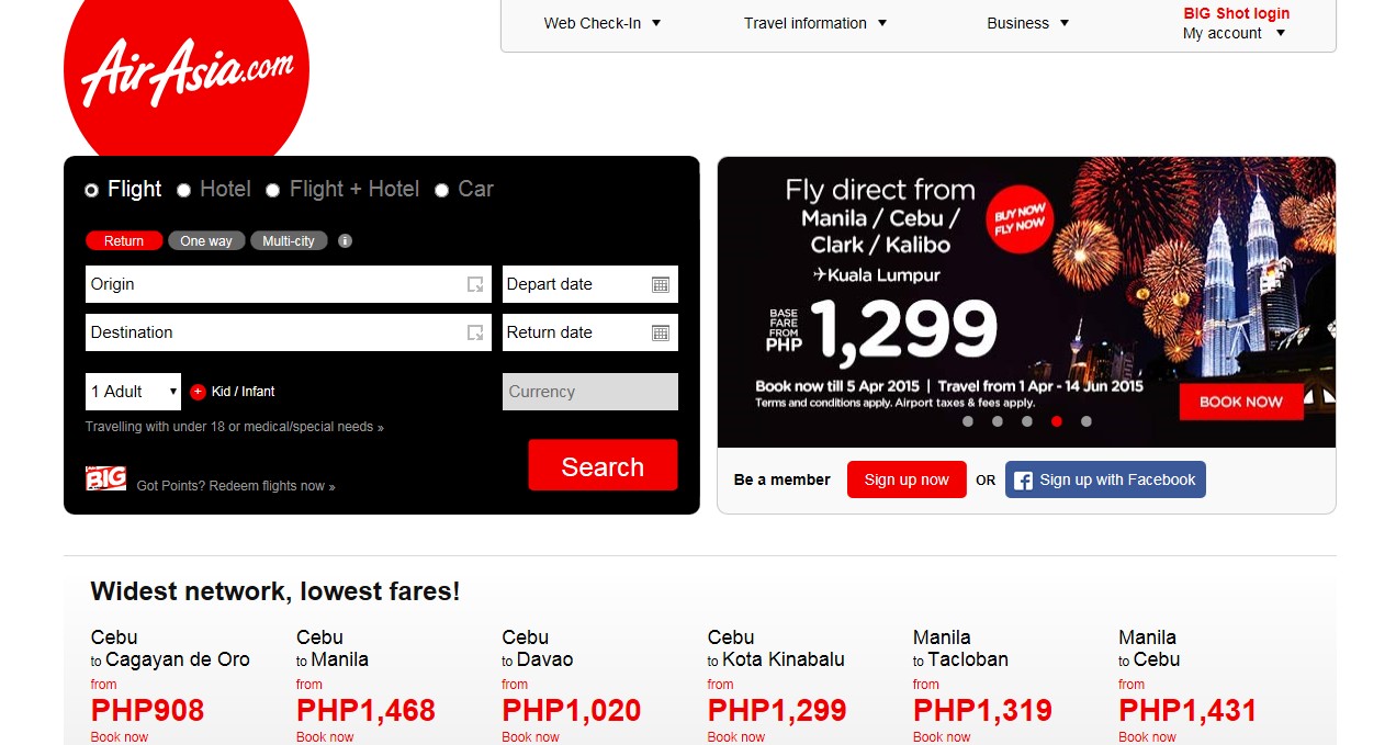 Air Asia Cheap Flights Philippines