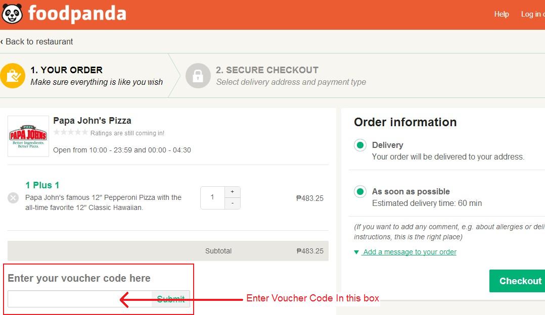 Foodpanda Coupon Codes